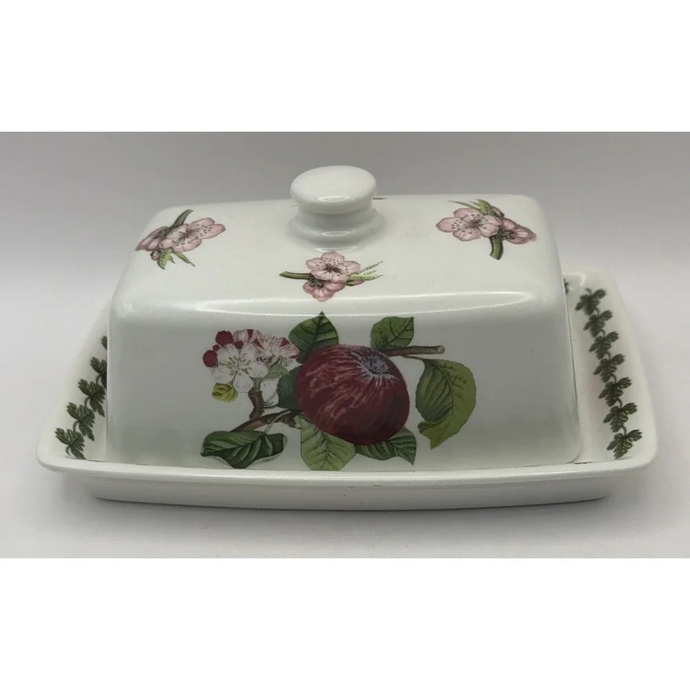 Portmeirion Pomona Covered Butter Dish Britain Susan Williams-Ellis Britain
